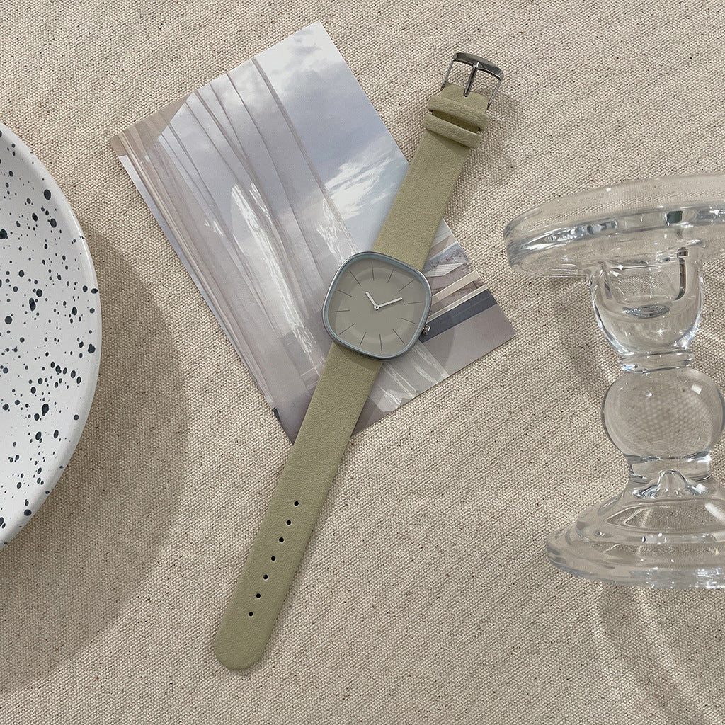 Wholesale Retro Versatile Square Dial Girls' Quartz Wristwatches