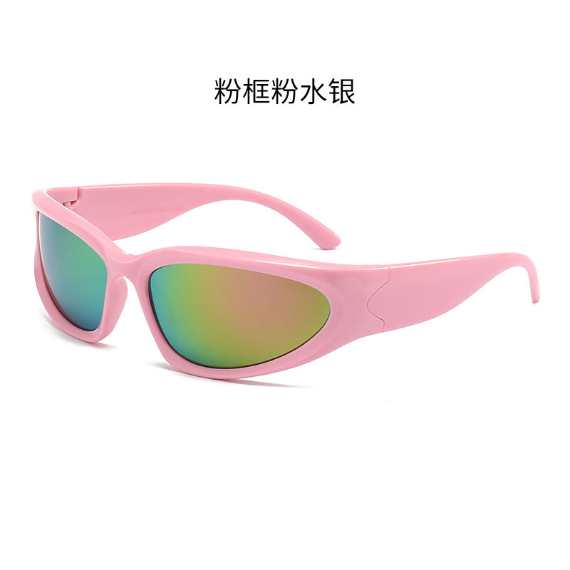 Wholesale Cycling Sunglasses Steampunk Small Frame Sunglasses