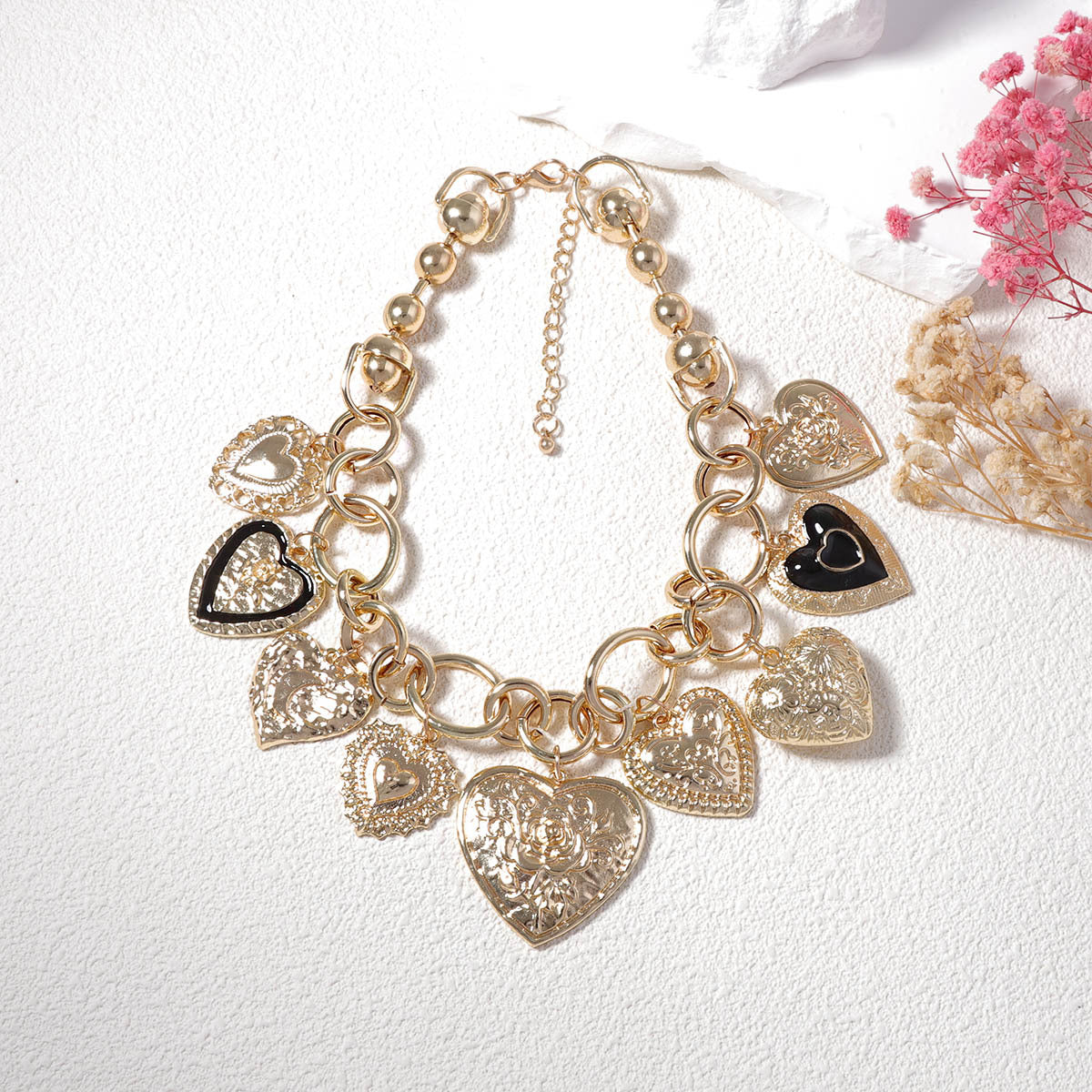 Wholesale Vintage chain alloy various love necklaces