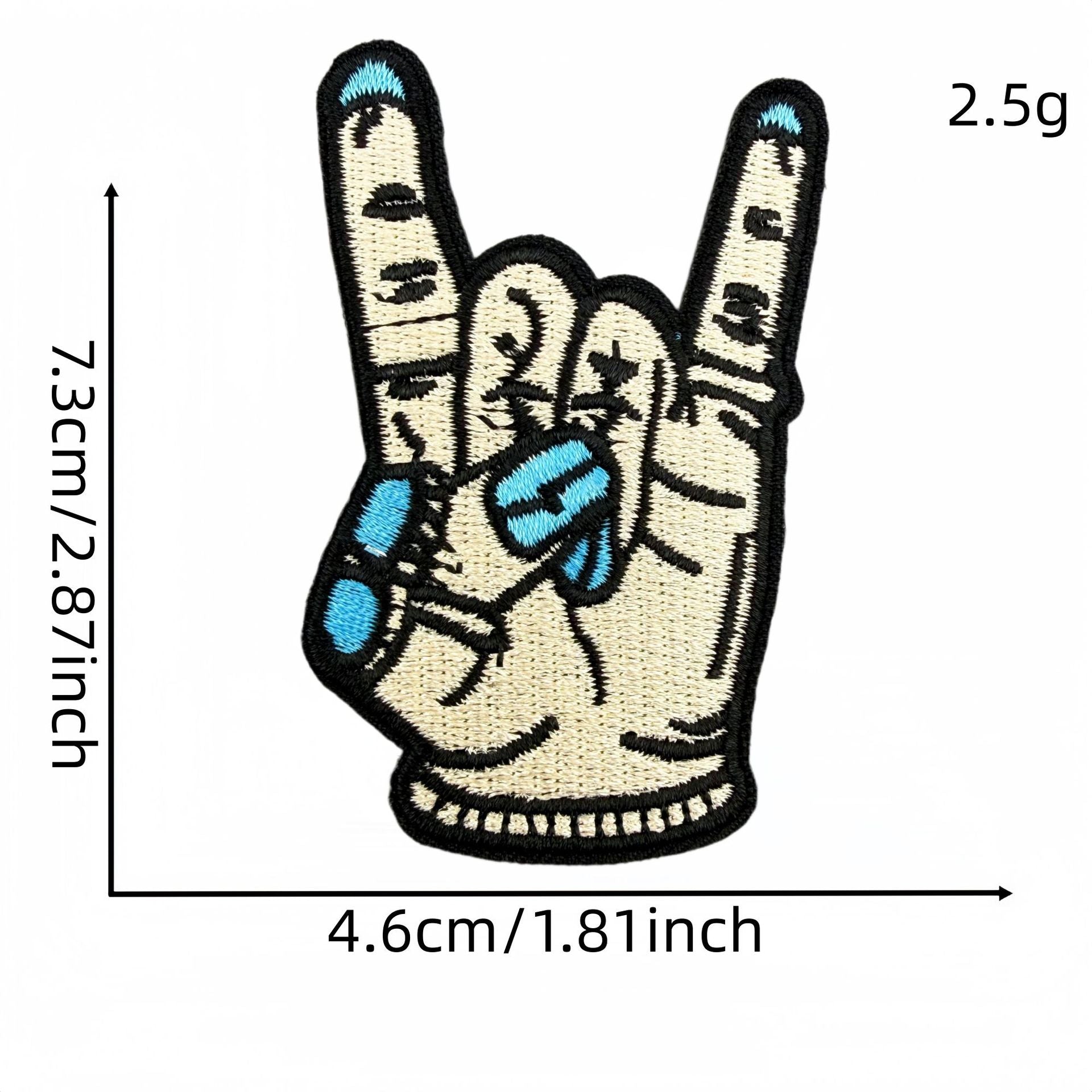 Wholesale Trendy Boho Turquoise Embroidered Patches Western Denim Patch Set 22 Pieces Decorative For Clothing Bags DIY Accessory