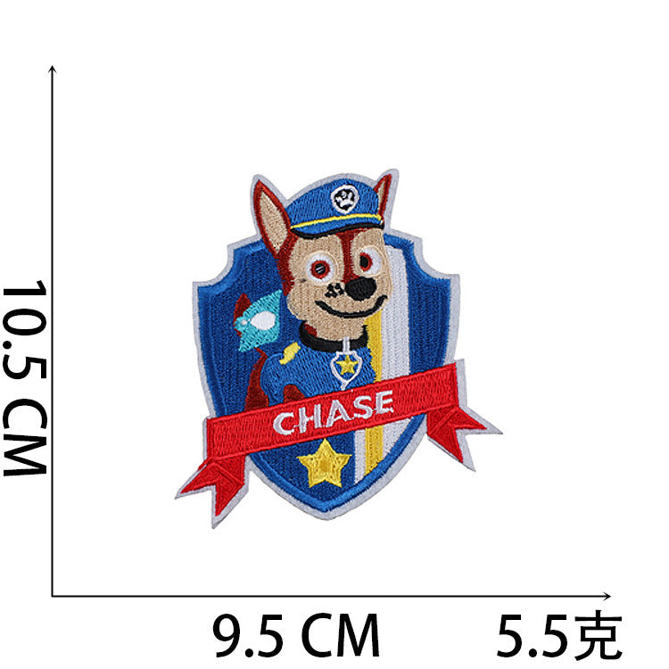 Wholesale Stylish Cartoon Dog Embroidered Patches For Clothing Bags And Laptop DIY OLY Exclusive