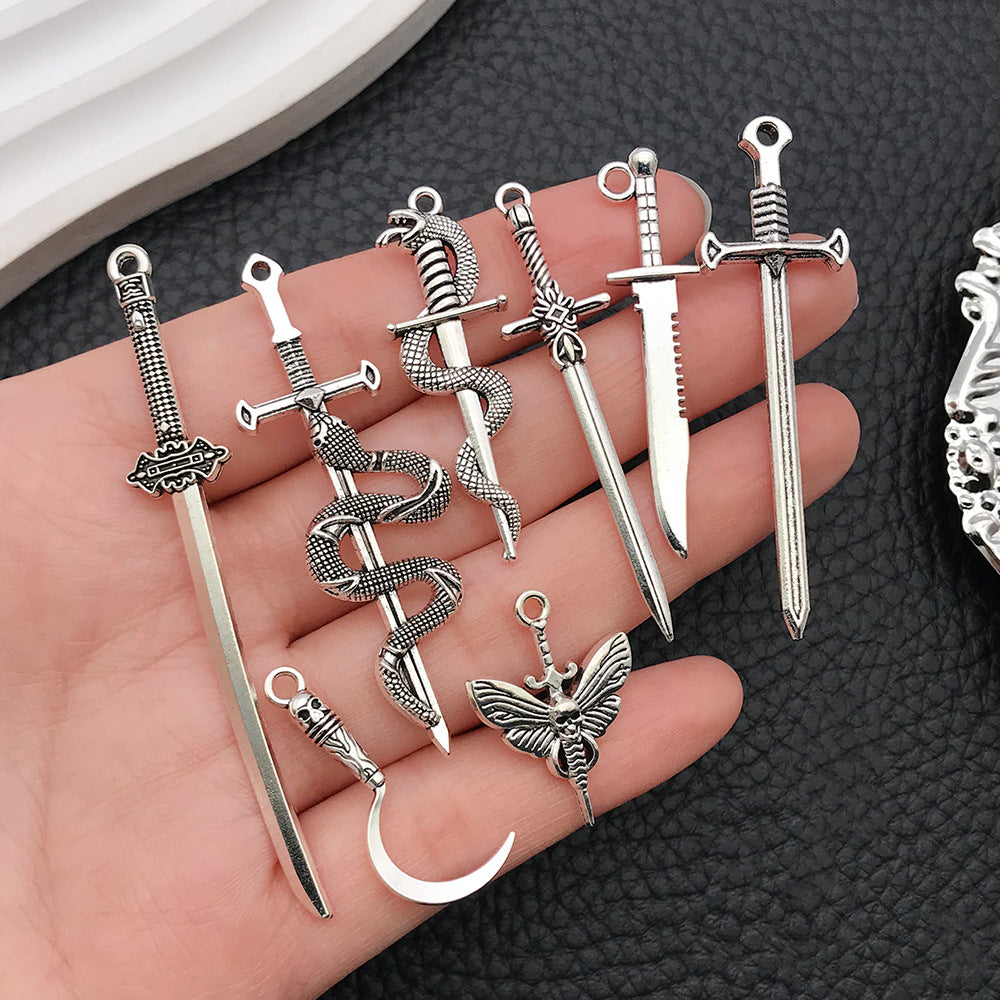 Wholesale 10PCS sword western sword  weapons pendant
