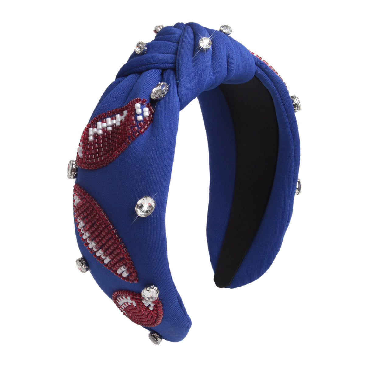 Wholesale new headband women's pearl knotted fabric headband fashion simple temperament headband hair accessories