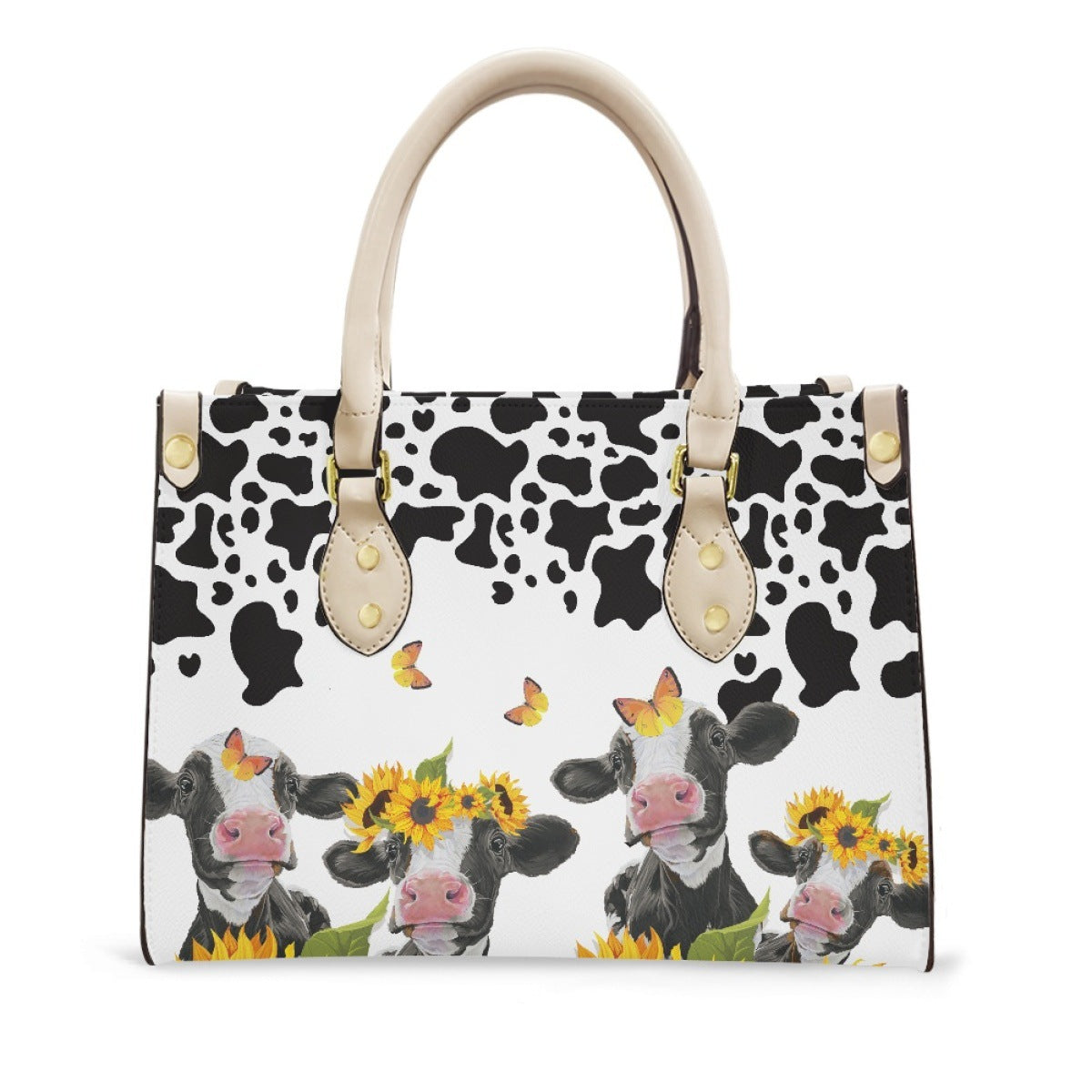 Wholesale PU New Flower Cow Women's Leather Shoulder Bag Handbag