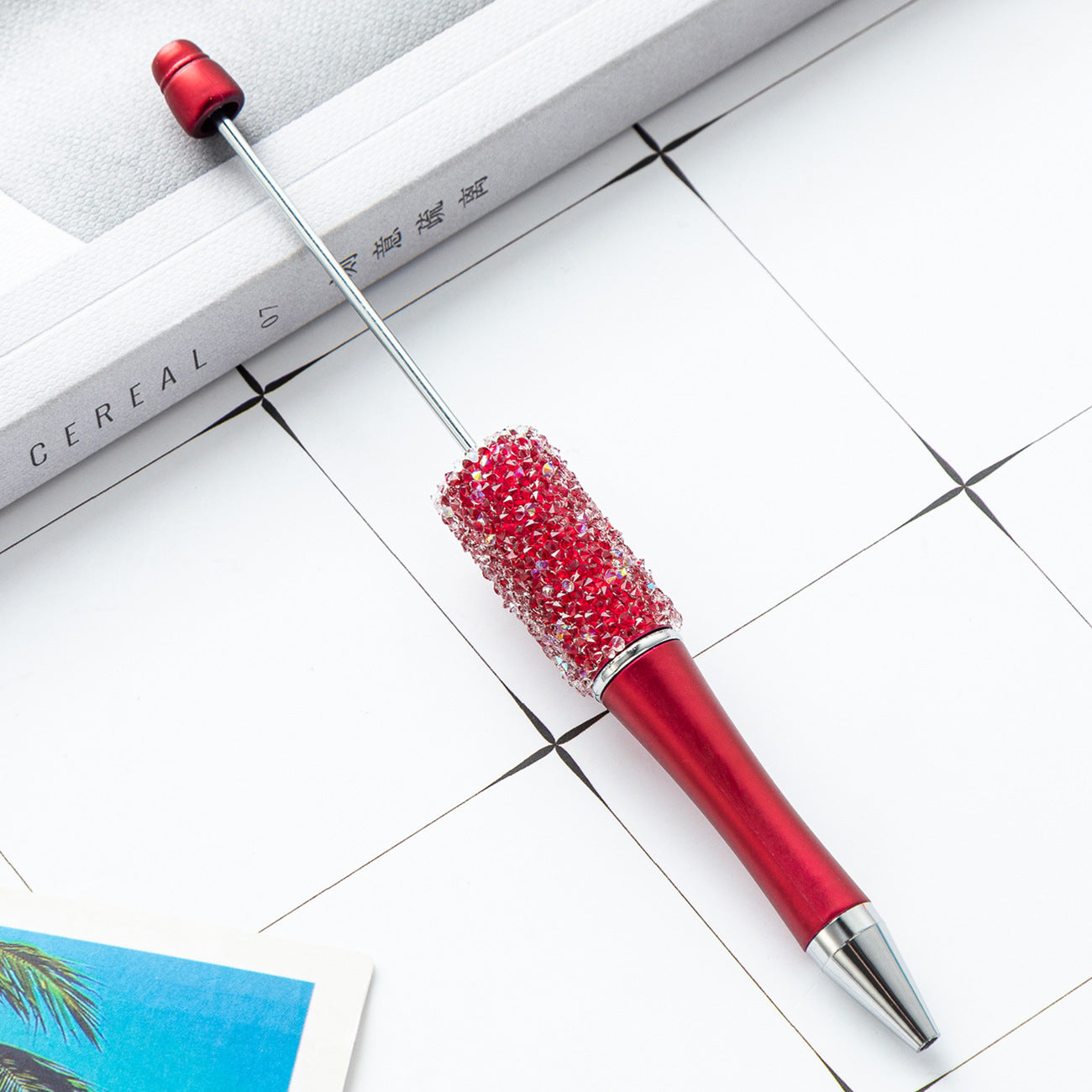 Wholesale DIY sugar beaded pen rhinestone ballpoint beadable pen