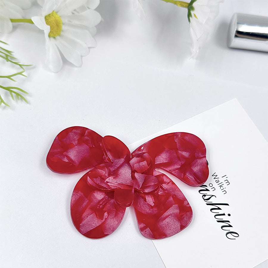 Wholesale 10pcs 8cm Loose Powder Acetate Sheet Large Flower Acrylic DIY Patch Accessories