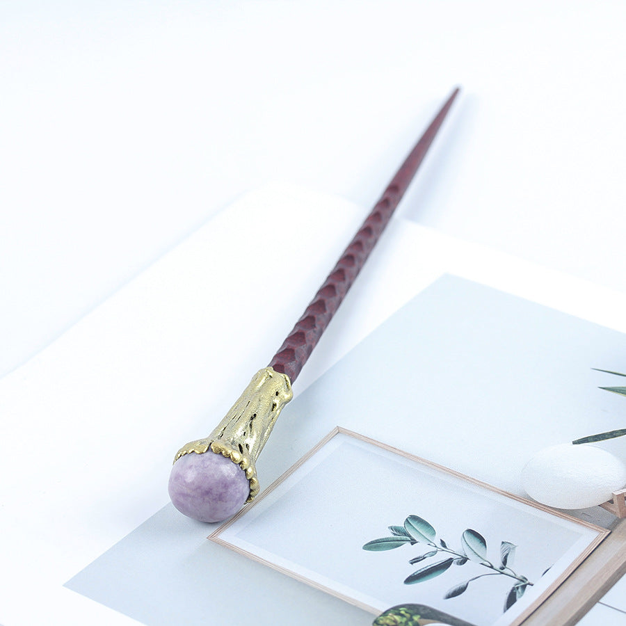 Wholesale Crystal Wood Magic Wand, Scepter, Fairy Elemental Ritual Prop