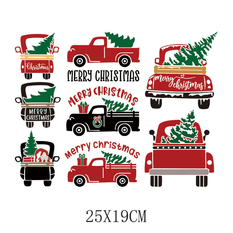 Wholesale Christmas Cartoon Heat Transfer Patterns  UV DTF Ready to Press Transfers Wraps