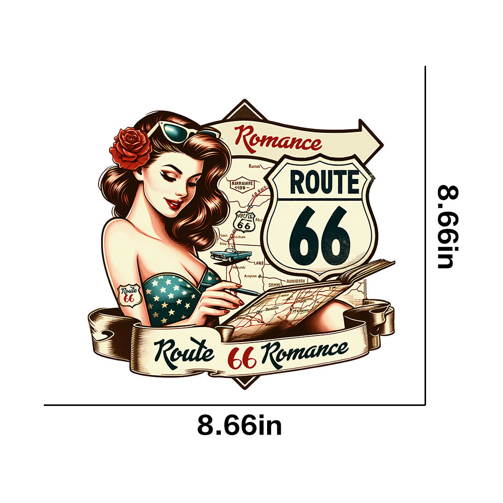 Wholesale 10pcs Retro poster girl UV DTF Ready to Press Transfers Wraps