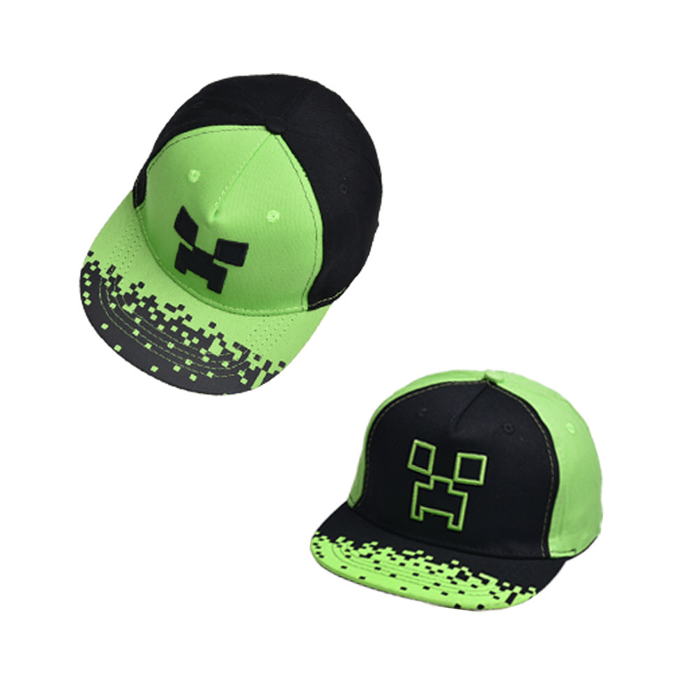 Wholesale New style children's flat brim cartoon baseball hat kids hip hop cap boy sun hat