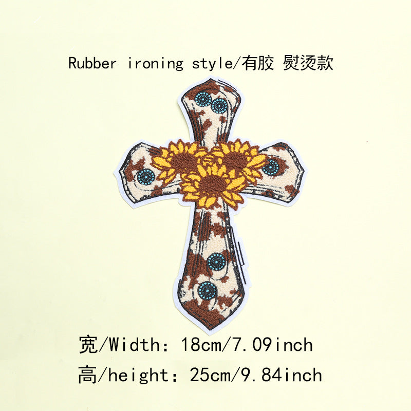 Wholesale Colorful Rabbit Cross Money Bag Embroidery DIY Patches