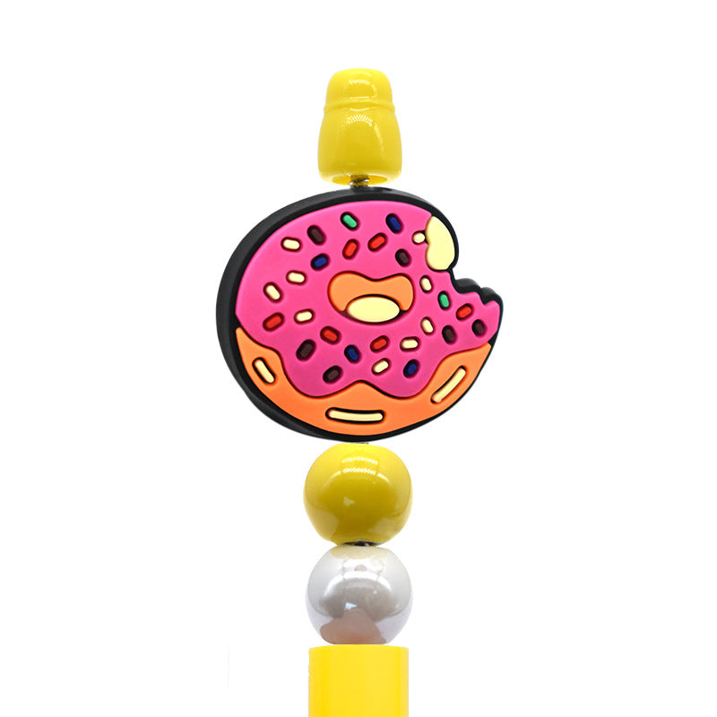 Wholesale   Random 100pcs/pack  Stationery cartoon dessert beads   Focal Beads