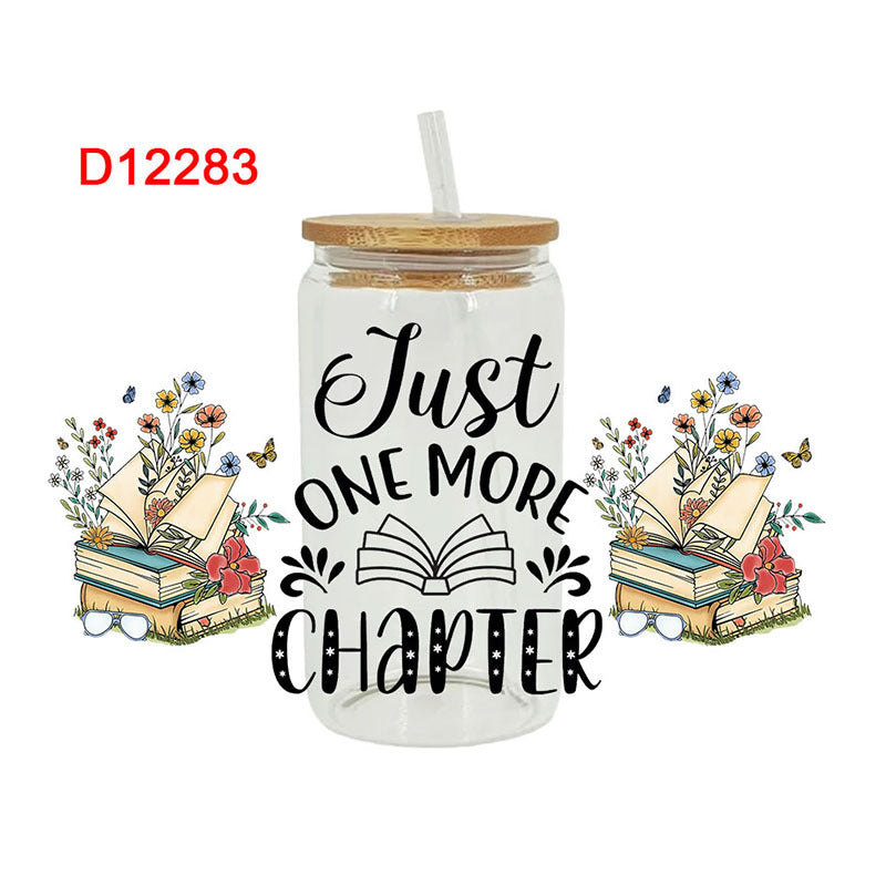 Wholesale  Teacher's Day Book Series 16oz Cup UV DTF Wraps