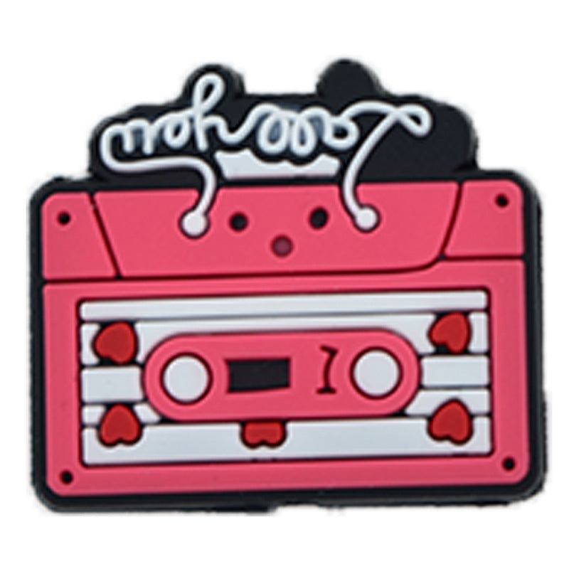 Wholesale Random 100pcs Red Cartoon Valentine' s Day Focal Beads