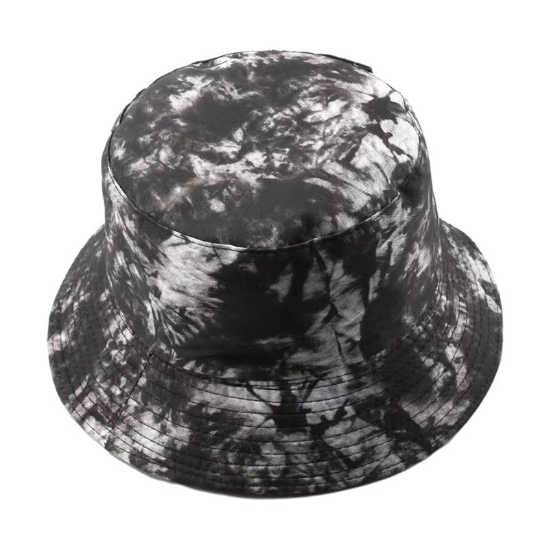 Wholesale Outdoor hiking sun protection double-sided tie dye hat Bucket Hat