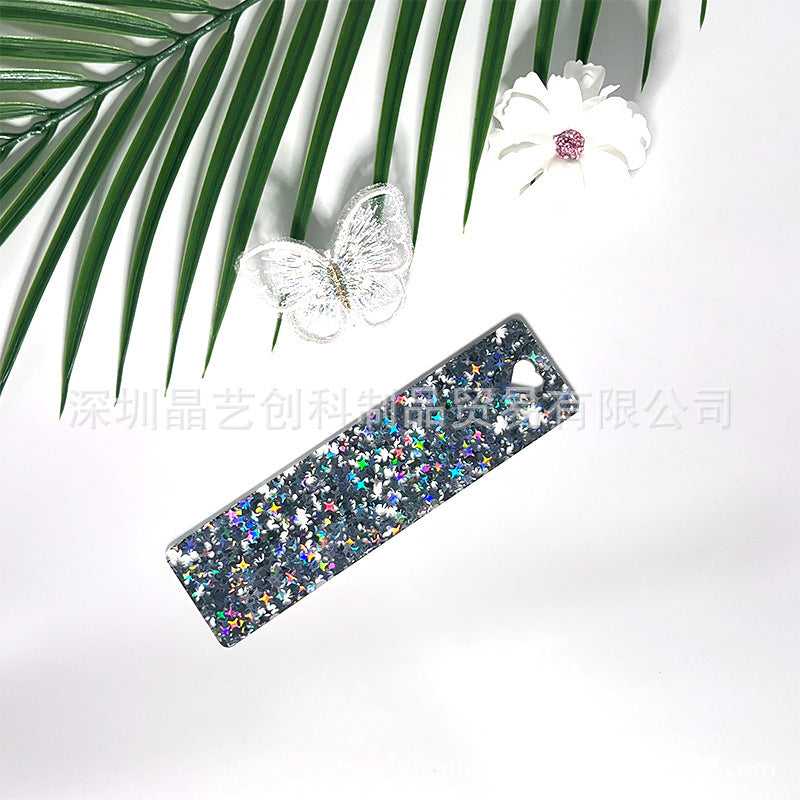Wholesale 10pcs/pack star series acrylic bookmark DIY pendant ornaments