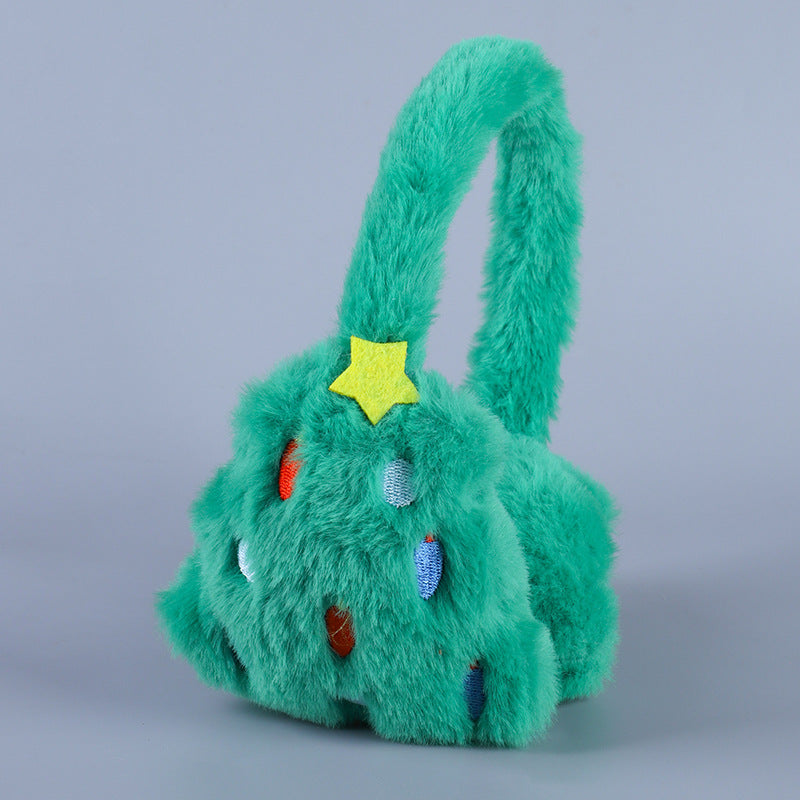 Wholesale Christmas Antlers Foldable Winter Thick Warm Plush Students Go Out To Protect The Cold Ear Warmer