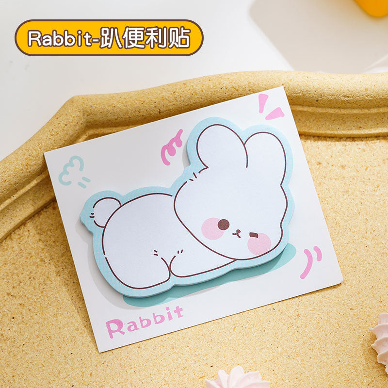 Wholesale Cartoon variety of animals tearable adhesive Sticky Note