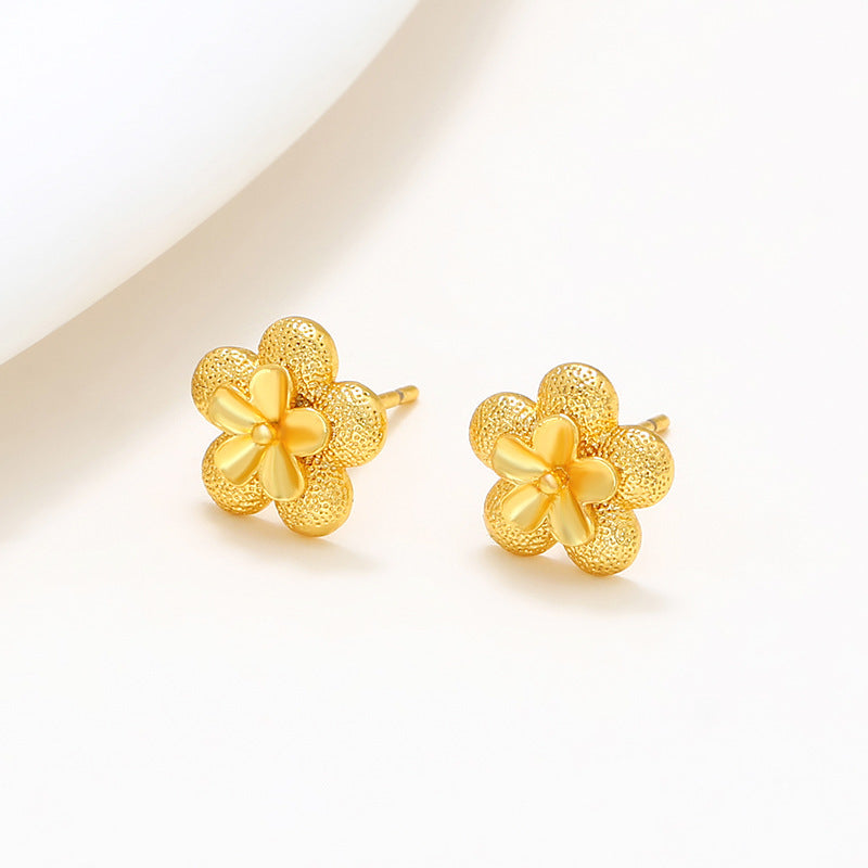 Wholesale Summer Simulated Flower High End, Niche Fashion Retro Earrings