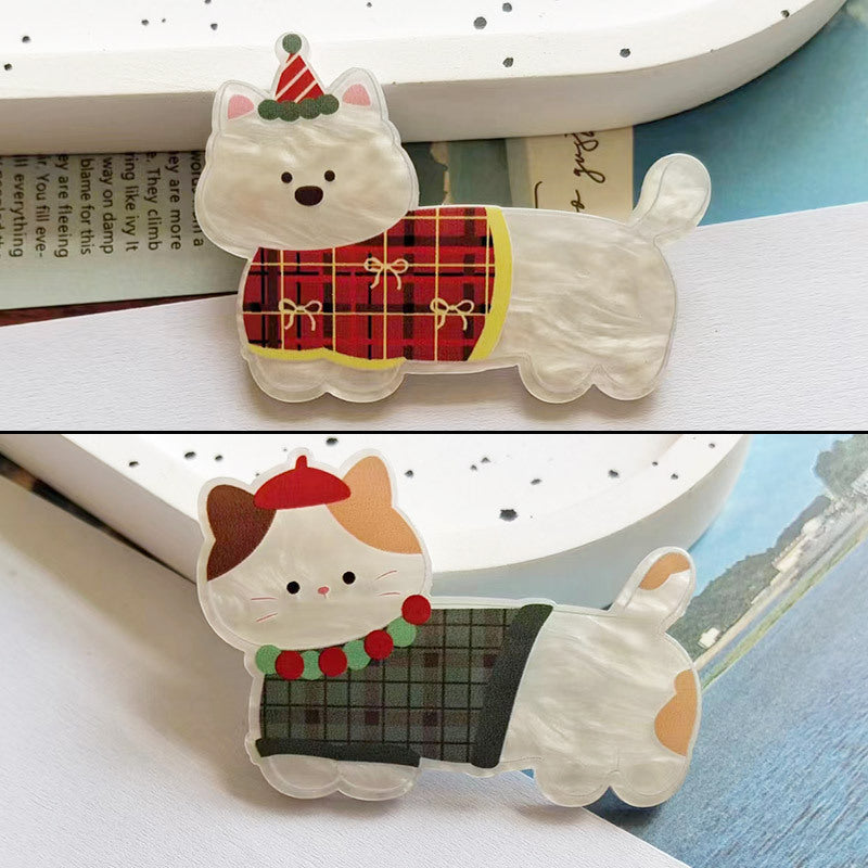 Wholesale 10pcs colorful cute dog Acrylic Flatback