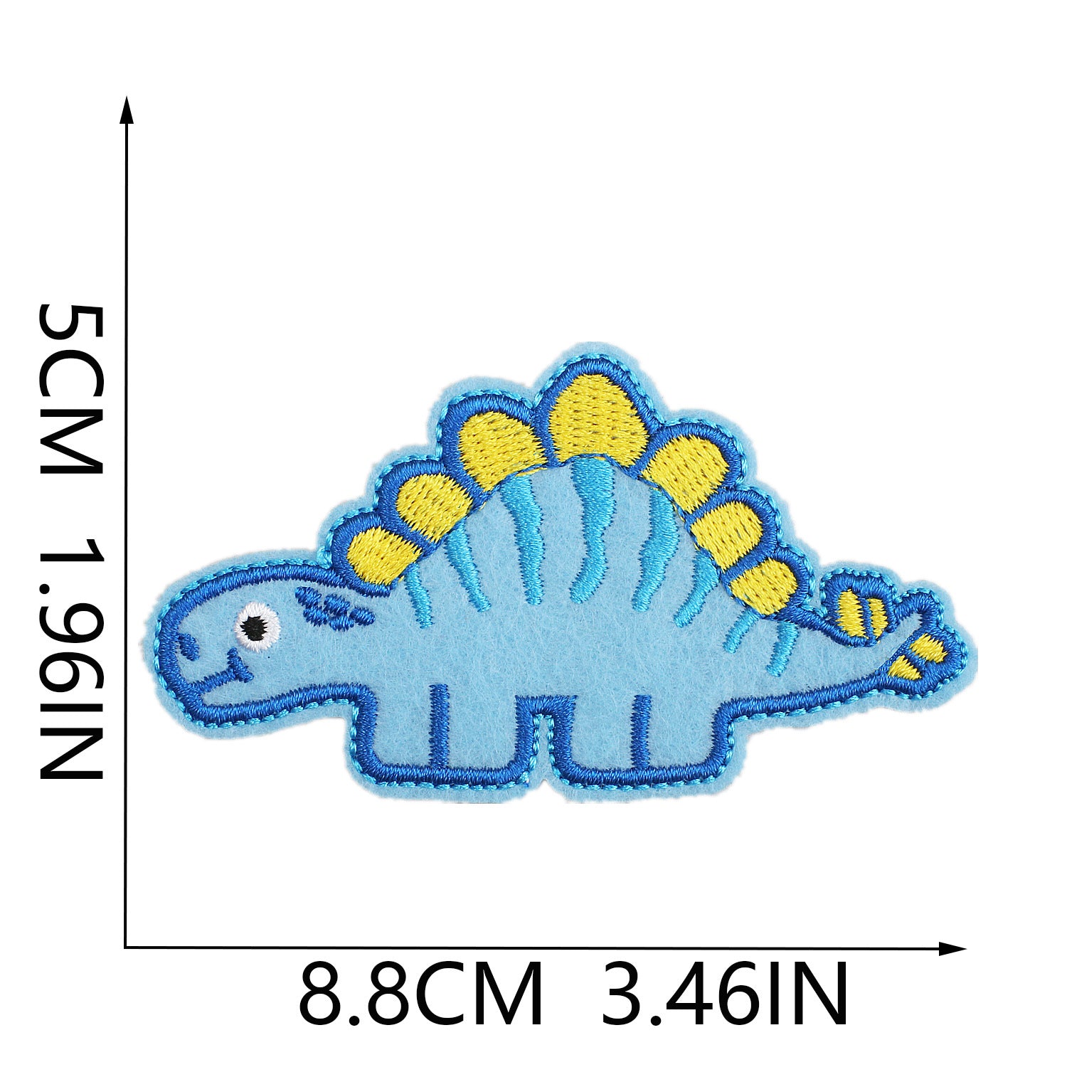 Wholesale Cute Cartoon Dinosaur Embroidery Patch Dino Sew On Applique For Clothing DIY Craft Boutique Resale Gift