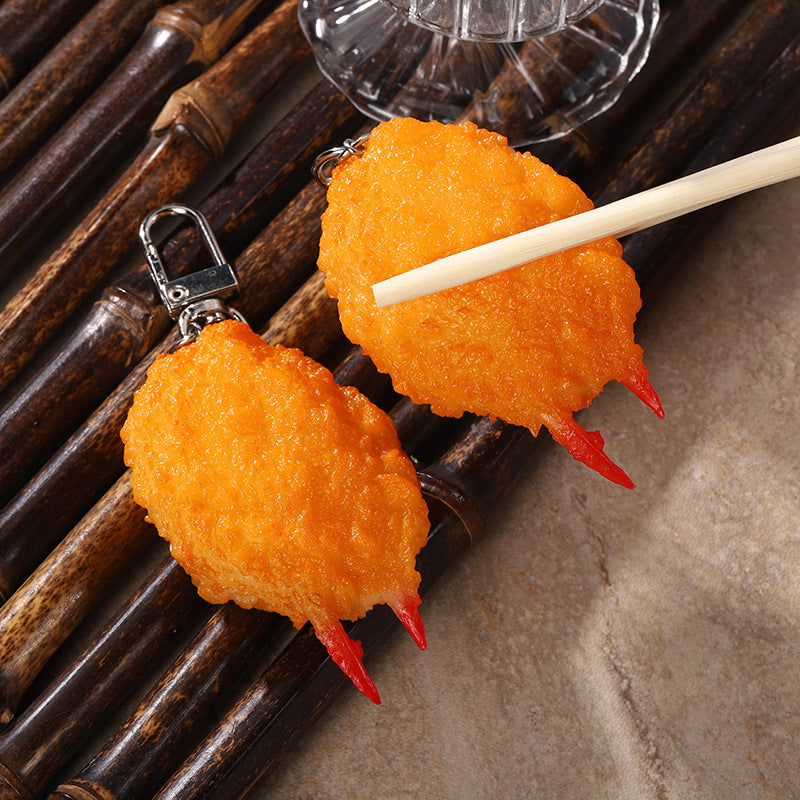 Llavero de cangrejo de oro de imitación de PVC al por mayor