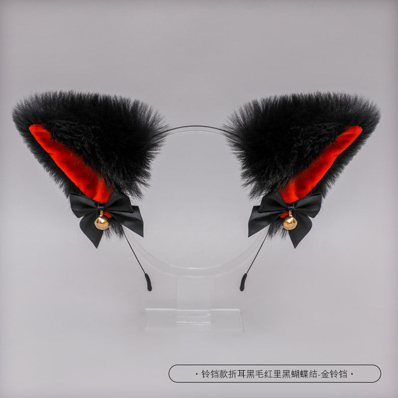 Wholesale Cute Plush Cat's Ears Plush Headband