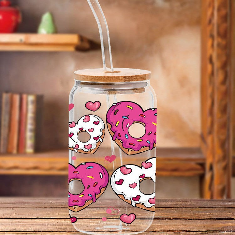 Wholesale Cartoon Dessert Series  16oz Cup UV DTF Wraps