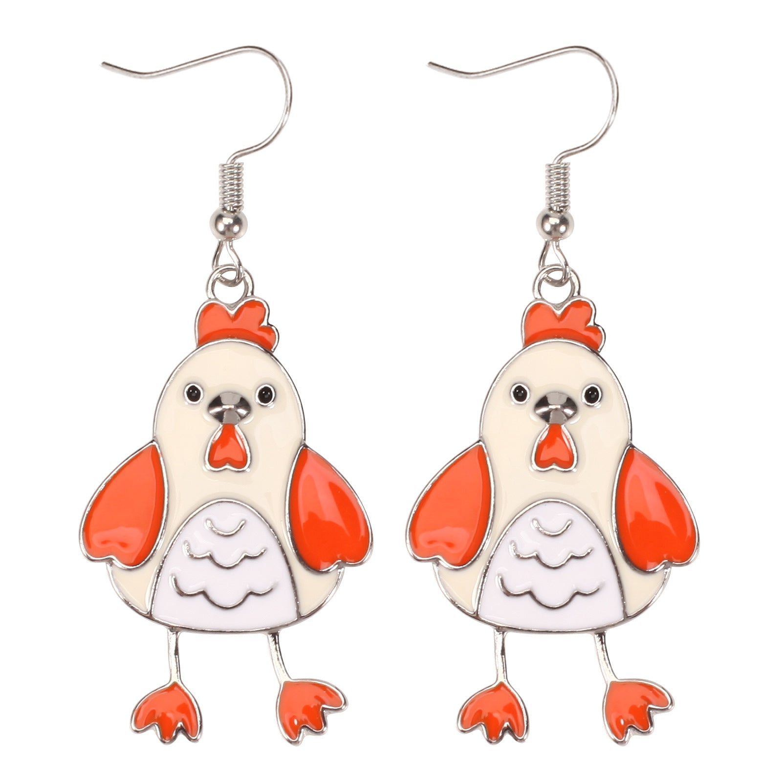 Wholesale Easter cartoon cute rabbit egg carrot earrings