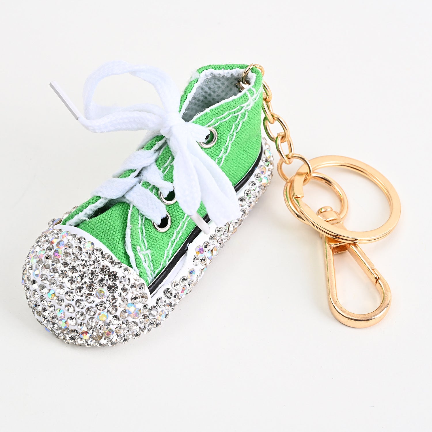 Wholesale Creative Cartoon Shoes Micro Diamond Keychains