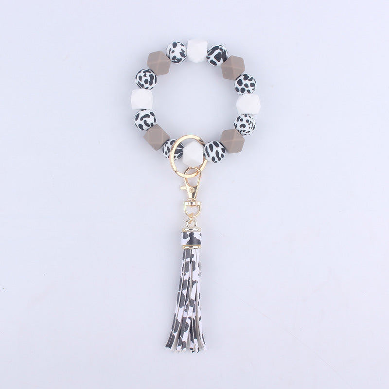 Wholesale Little Daisy Silicone Wrist Keychain