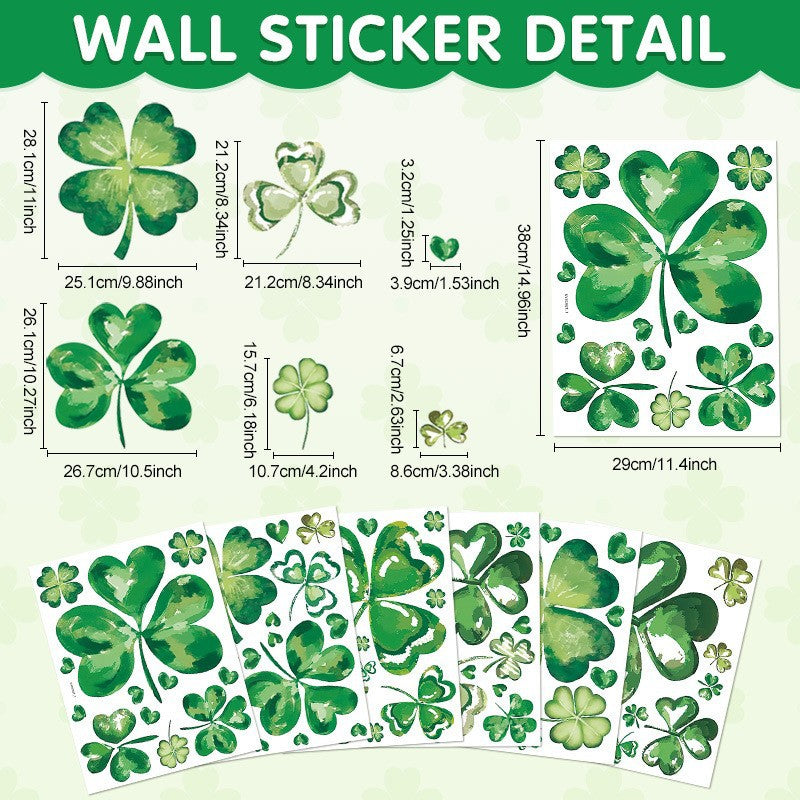 Wholesale St. Patrick's Day Window Stickers Decoration