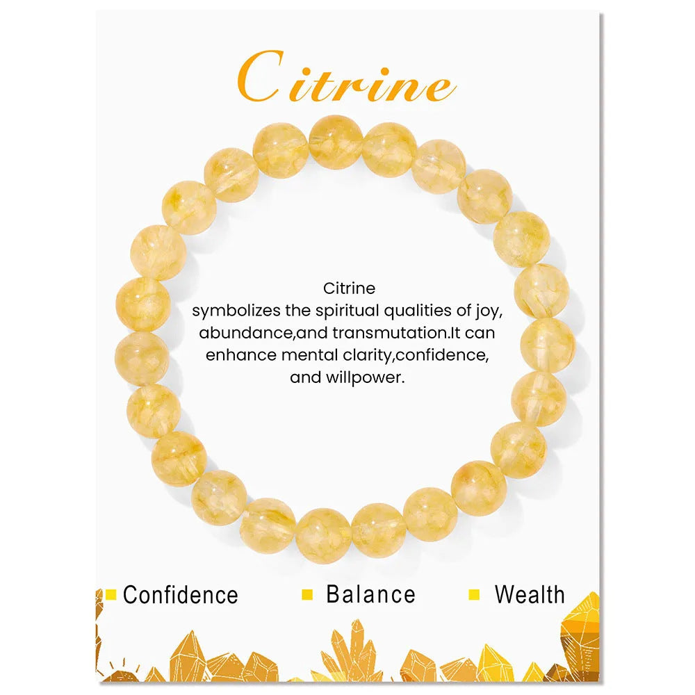 Wholesale Handmade Natural Stone Stretch Bracelet With 8Mm Green Chalcedony Quartz And Tiger Eye Beads Trendy Unisex Jewelry Accessory