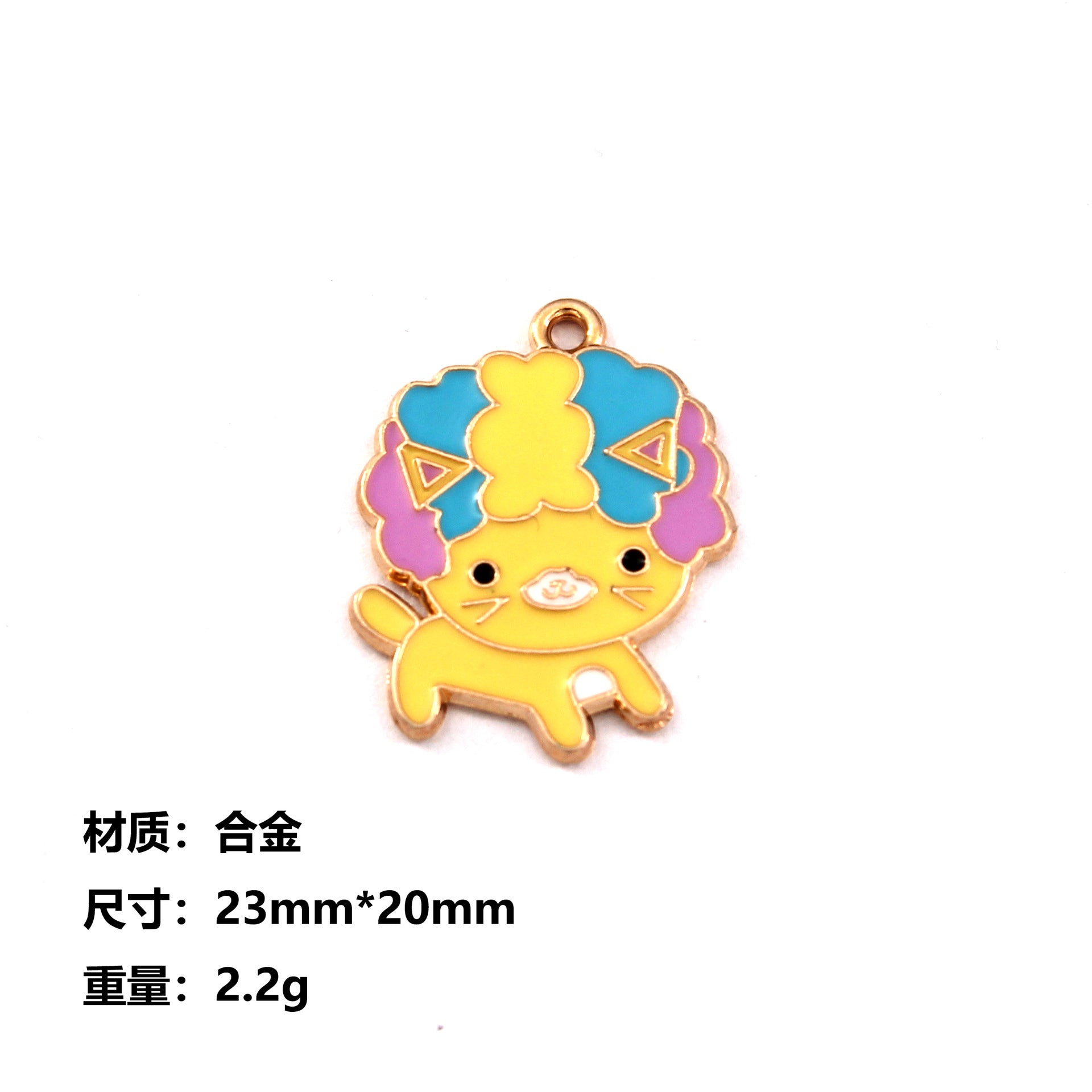 Wholesale Cartoon Pet Dog Diy Alloy Oil Drop Pendant