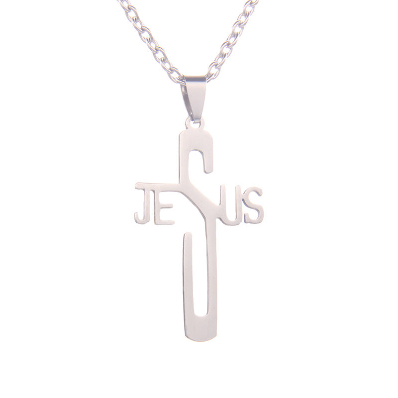 Wholesale Cross Stainless Steel Necklace