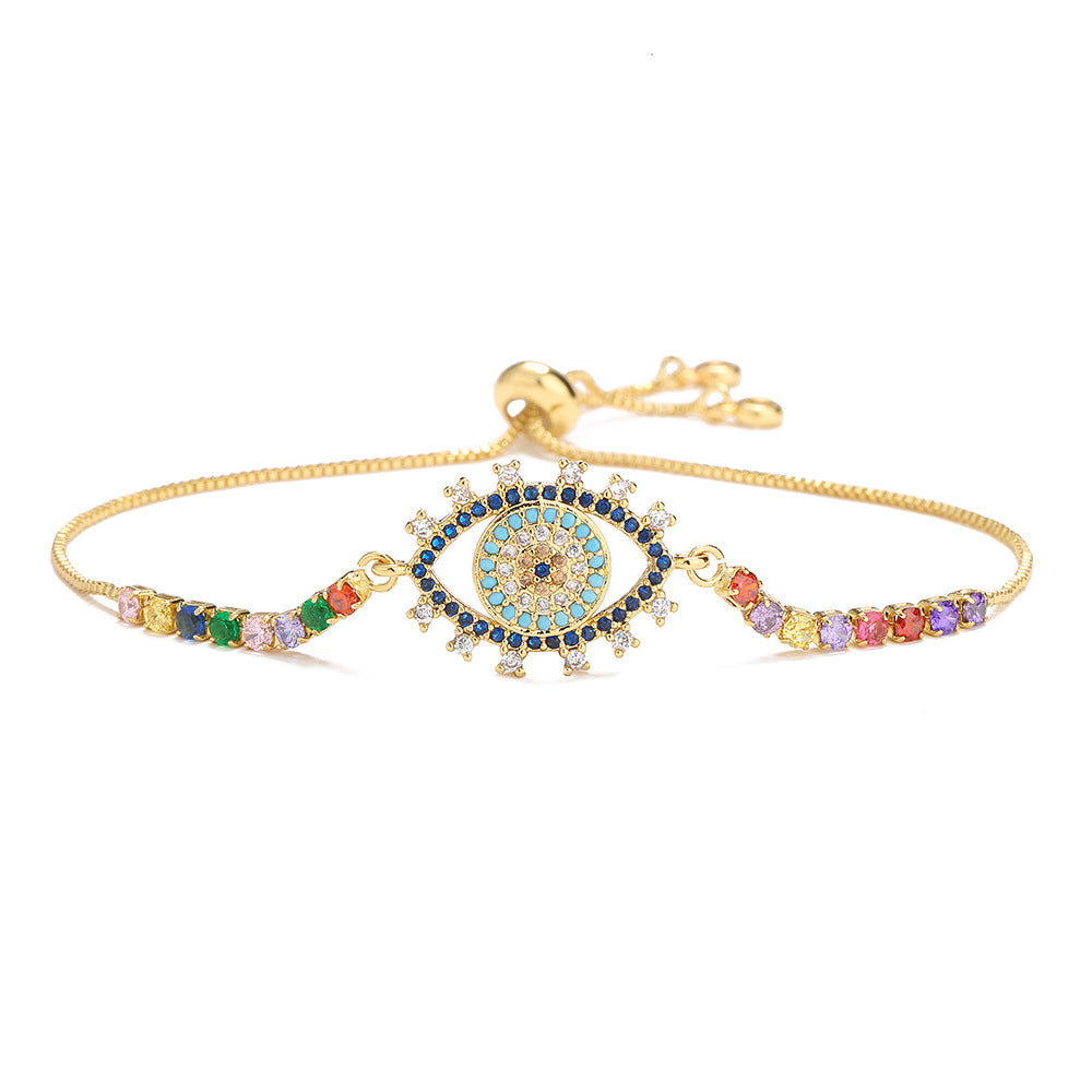 Brazalete de cobre de ojo de demonio al por mayor