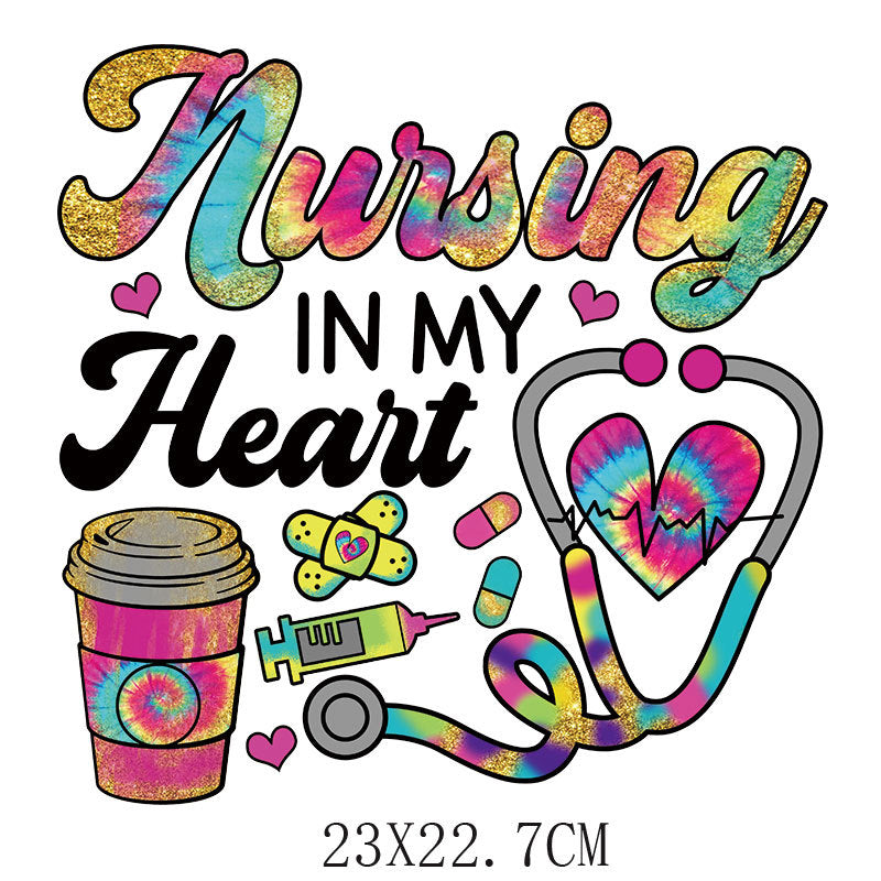 Wholesale Doctor and nurse heat transfer printing   UV DTF Ready to Press Transfers Wraps