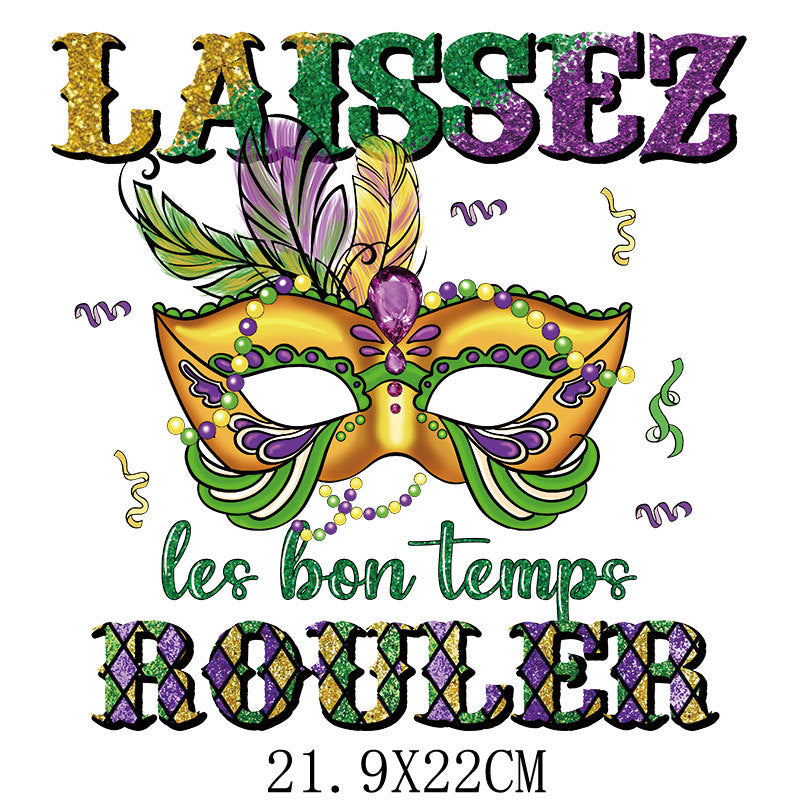 Wholesale Carnival Printed Hot Stamps   UV DTF Ready to Press Transfers Wraps