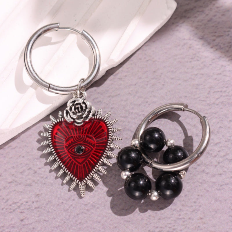 Wholesale Love Eyes Beaded Ear Ring