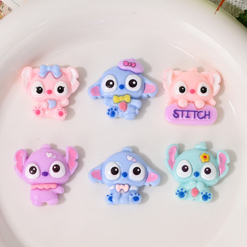 Wholesale 10pcs/pack  cartoon cute colored beads Acrylic Beads