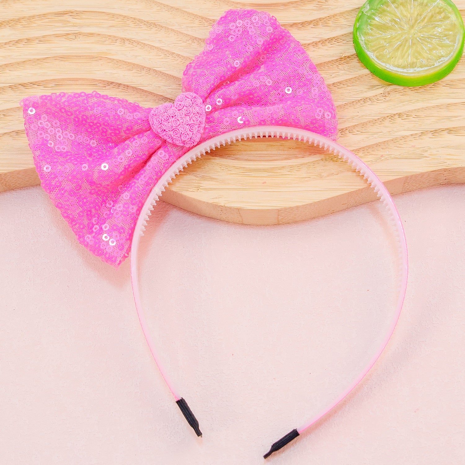 Wholesale Valentine's Day Extra Large Three-dimensional Bow Love Pattern Headband