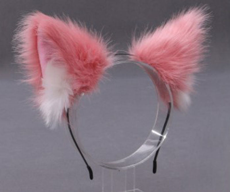 Wholesale Cat's Ears Plush Hair Hoop