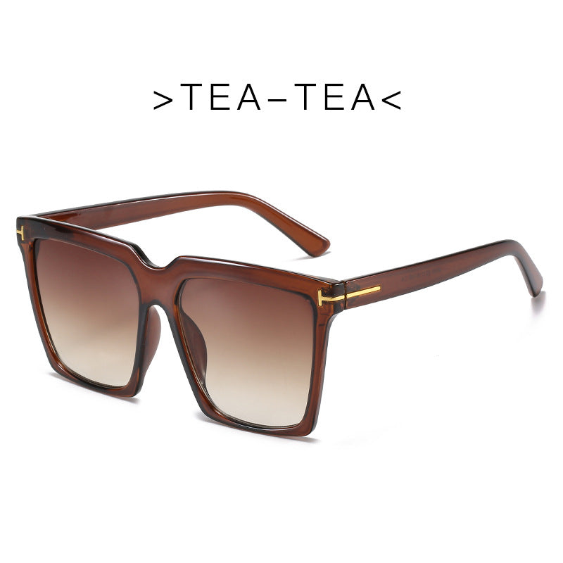Wholesale T-frame Large Square PC Sunglasses