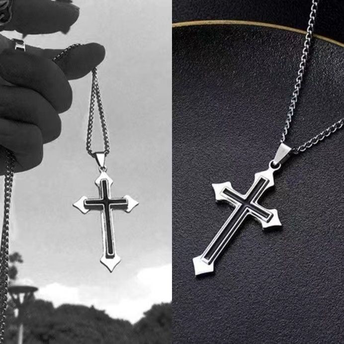 Wholesale Cross necklace men and women hip hop accessories