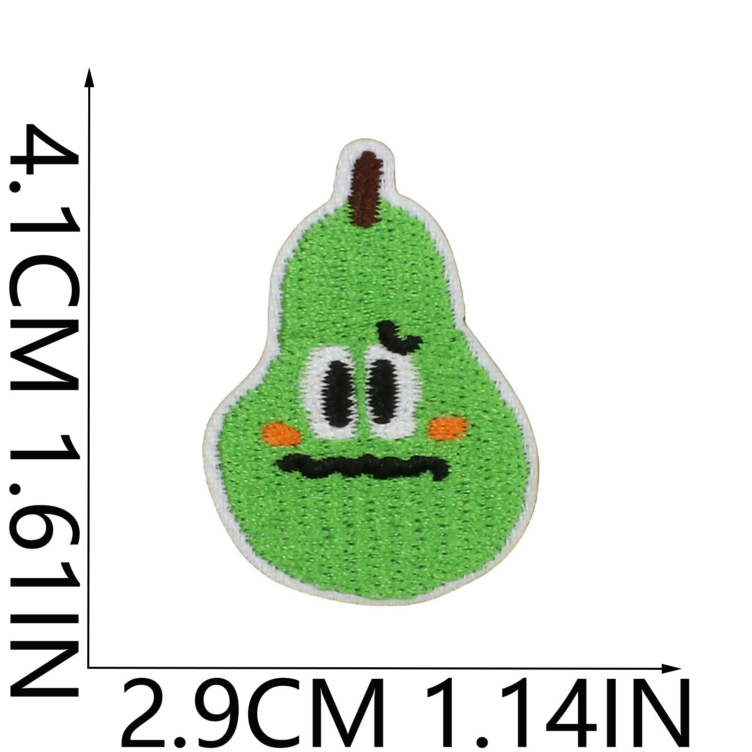 Wholesale Cute Orange Banana Embroidered Fruit Patches For Clothing DIY Accessory