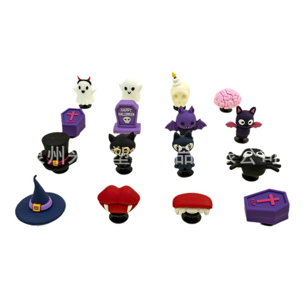 Wholesale 5pcs Cartoon Garden 3D Crocs Decorative Accessories