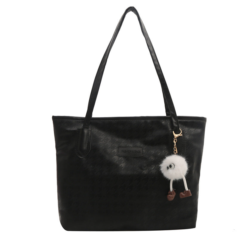 Wholesale The New Fashionable Large-capacity Tote Bag Is A Niche Check Casual Shoulder Bag