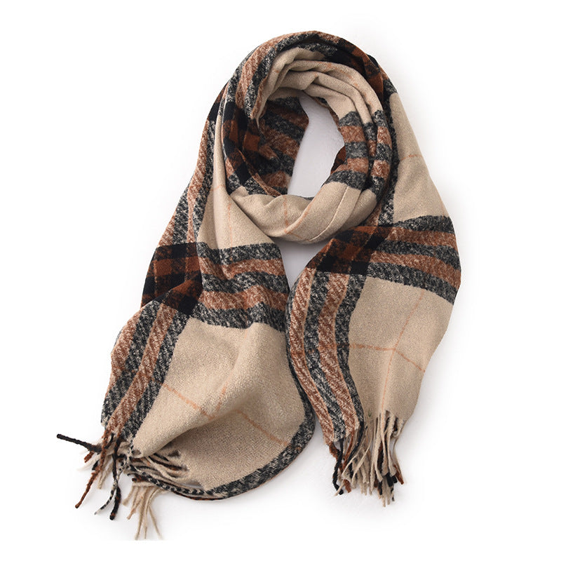 Wholesale Autumn and Winter Double Sided Imitation Cashmere Scarf