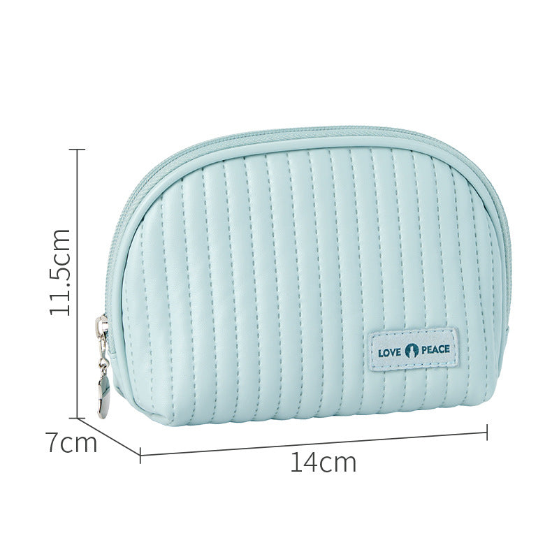 Wholesale Leather Portable Small Portable Toiletry Bag