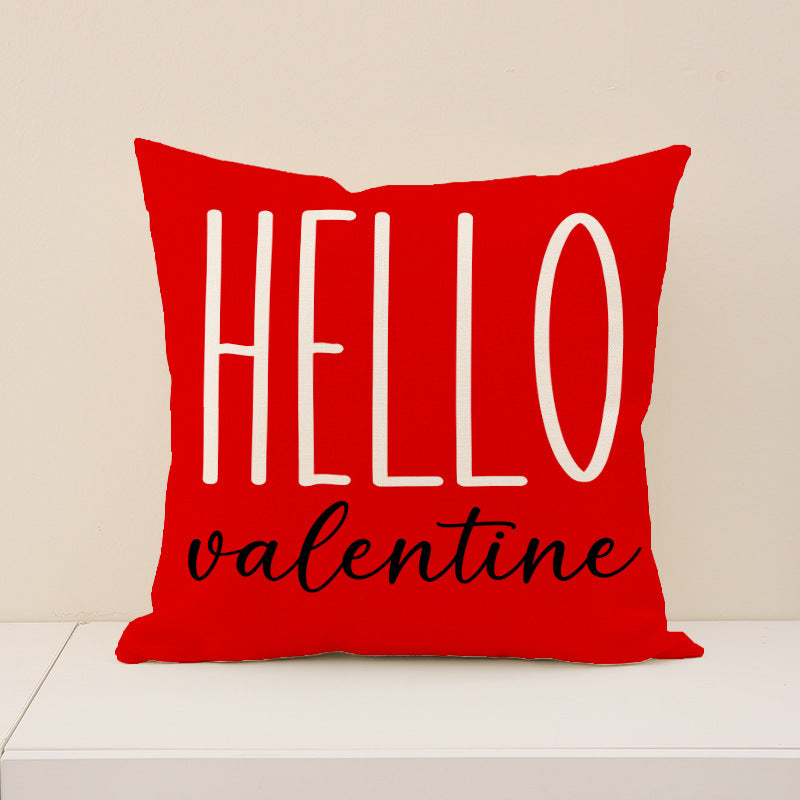 Wholesale Valentine' s Day  Love Cover Goblin Printed Seat  Pillowcase
